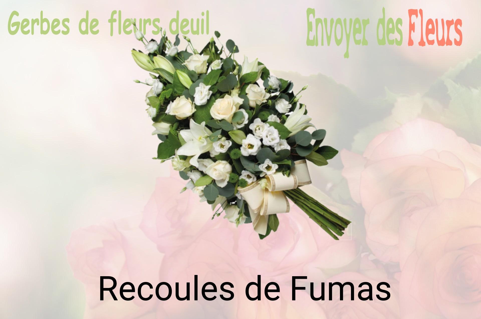 Gerbe de fleurs de deuil livrée à Recoules-de-Fumas